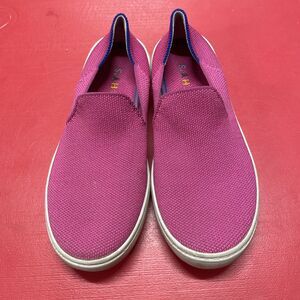 Rothy’s The Kids Sneaker Pink Size 2 Casual Fun Comfortable Slip On Shoes 33